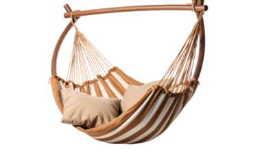 A Closer Look at the Fashionable and Cozy Heaven Seat on a Clear Surface or PNG Transparent Background.