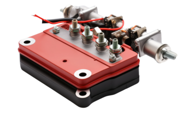 The Crucial Role of the Ignition Control Module in Automotive Engine Performance on a Clear Surface or PNG Transparent Background.