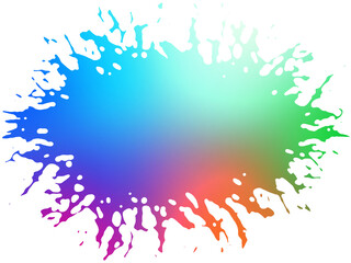 Abstract background design of splashed colors