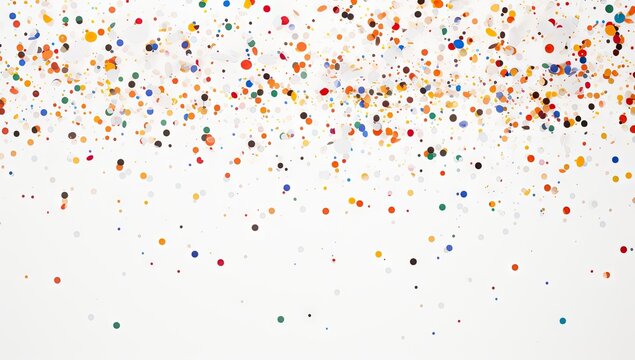 multifaceted confetti background Generative AI