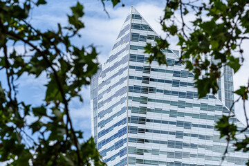 City Warsaw downtown in sunny weather