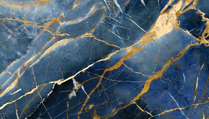 blue marble texture background with high resolution italian marble slab with golden veins closeup surface grunge stone texture polished natural granite marbel for ceramic digital wall tiles