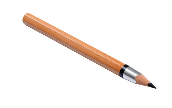 Navigating the Realistic Image of the Pencil Pal on a Clear Surface or PNG Transparent Background.