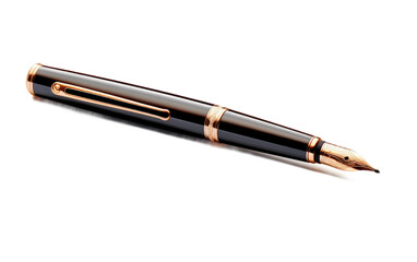 Naklejka premium A Realistic Image of Pen Prestige on a Clear Surface or PNG Transparent Background.