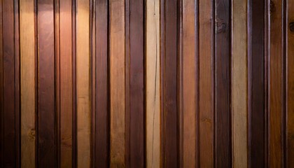 rich colored clean dark wooden vertical panel slats background with even lighting