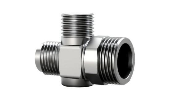 A Realistic Image of the Radiator Drain Plug on a Clear Surface or PNG Transparent Background.