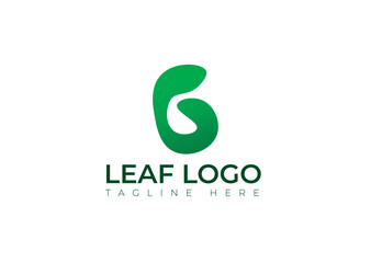 Branding identity corporate logo design template, Leaf logo design 