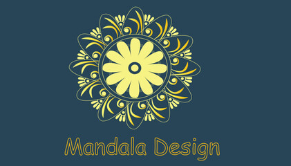 Creative mandala background deaign