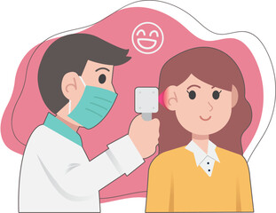 Obraz premium doctor and patient 