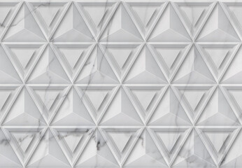 Fototapeta premium 3d decorative multi texture structure pattern, creative geometric digital design. 