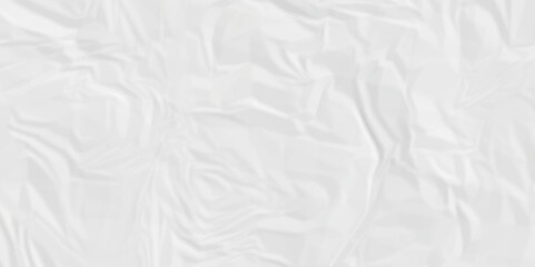 Abstract White paper crumpled texture. white fabric textured crumpled white paper background. panorama white paper texture background, crumpled pattern texture background.
