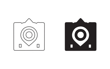 Icon set for catalogs. Isolated on a white background, a basic collection of vector icons for site design