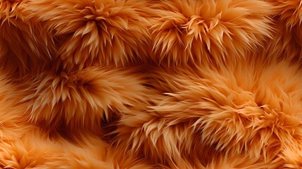 Seamless Texture Abstract Fluffy Fur Pattern: Tileable Texture Background with Vibrant Colors and Softness in Nature
