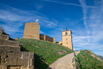 Fototapeta na wymiar old castle in the city