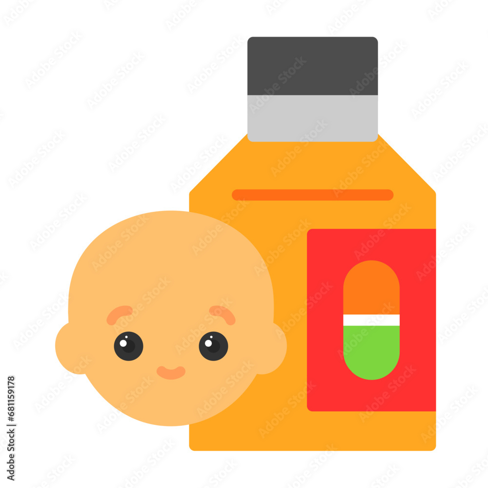 Poster vitamin icon