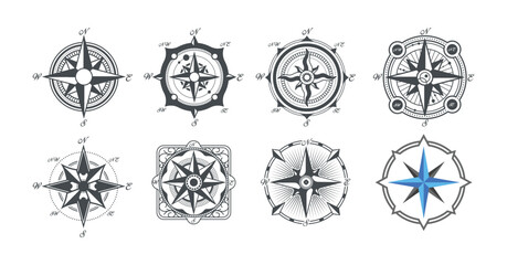 compass for ships, precise direction of the seas rivers and oceans © yudha