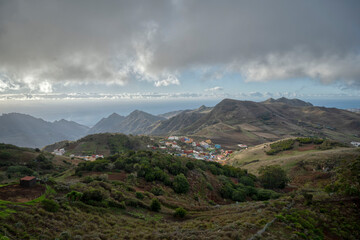 View point Mirador de Jardina, view direction Santa Cruz de Tenerife