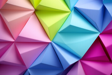 Fototapeta premium abstract colorful background with triangles