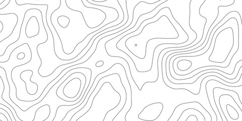 Abstract background of the topographic contours map with geographic line map .white wave paper curved reliefs abstract background .vector illustration of topographic line contour map design .