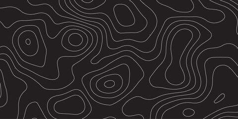 Abstract background of the topographic contours map with geographic line map .Imitation of a geographical mountain reliefs background .vector illustration of topographic line contour map design .