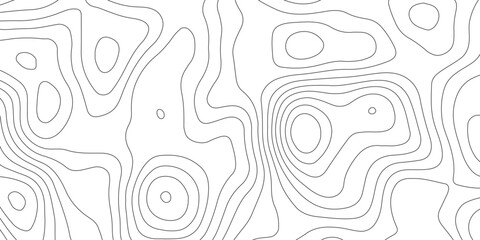 Abstract background of the topographic contours map with geographic line map .white wave paper curved reliefs abstract background .vector illustration of topographic line contour map design .