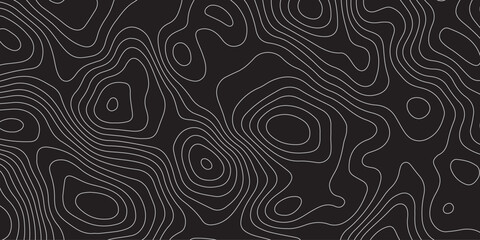 Abstract background of the topographic contours map with geographic line map .Imitation of a geographical mountain reliefs background .vector illustration of topographic line contour map design .