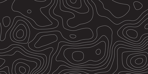 Abstract background of the topographic contours map with geographic line map .Imitation of a geographical mountain reliefs background .vector illustration of topographic line contour map design .