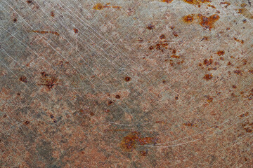 Metal surface with corrosion texture 