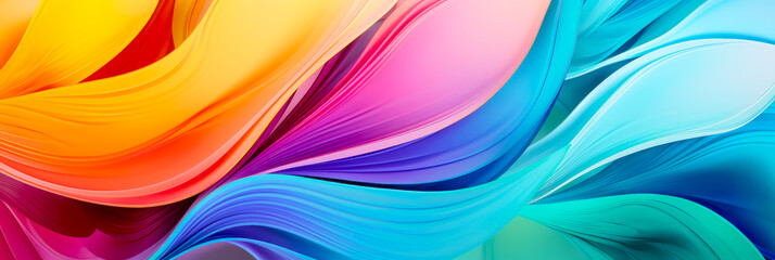 Obraz premium 3D bunte, organische Muster und Formen, generiert mit KI