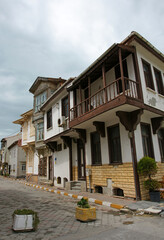 Historical Mudanya Houses in Bursa, Turkey.