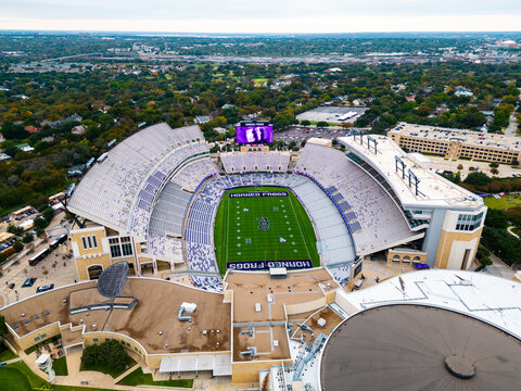 Amon G. Carter Stadium on the Texas Christian University Campus