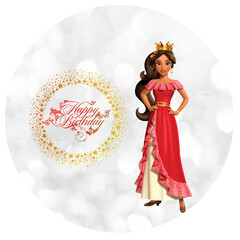 Princess theme happy birthday