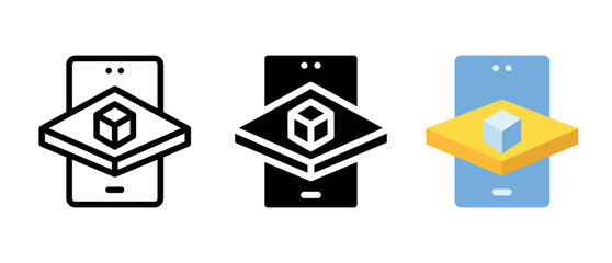 Augmented reality icon