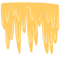 Liquid drip. Cheese drip. Melting liquid.