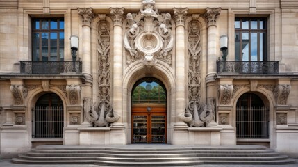 France- ile-de-france- paris- exterior of tribunal de paris