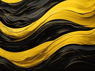 Black and yellow textured vector grungy background isolated. Wallpaper for social media post, poster, banner, greeting card, and other purposes.