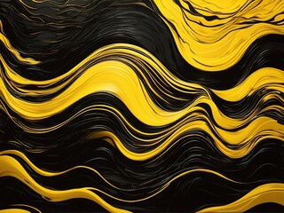 Black and yellow textured vector grungy background isolated. Wallpaper for social media post, poster, banner, greeting card, and other purposes.