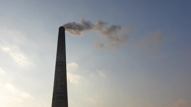 Brick kilns are emitting black smoke and causing air pollution. Brickfields emit polluting fumes or hazardous gases such as CO2, CO, NOX, NO and SO2. 