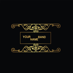 monogram luxury latter logo design