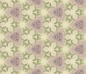 Delicate  floral  watercolor  seamless background. Cozy boho viridis and sweet embrace texture. Cute  pattern for decor, design, print, fabrics, scrapbooking, wrapping paper.