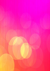 Pink bokeh vertical  background for seasonal, holidays, event and celebrations