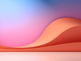 A Mesmerizing 3D Abstract Multicolor Visualization, colorful 3D abstract background design, Minimalistic pattern of simple shapes. Bright creative symmetric texture,  ai generated photo