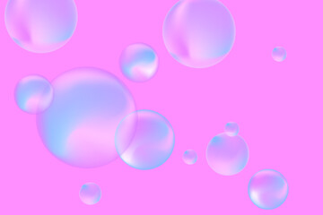 Modern realistic water bubbles, great design for any purposes.