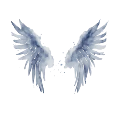 Fotobehang watercolour angel wings © Crimz0n