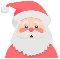 illustration of santa claus without background