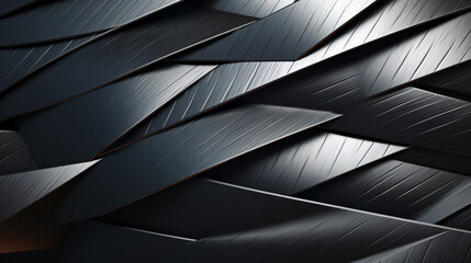 Abstrac black design pattern steel knives background - obrazy, fototapety, plakaty