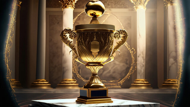 golden throphy -  Generative AI 