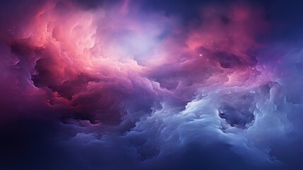 Bold and striking gradient galaxy background with vibrant and intense colors. AI generate