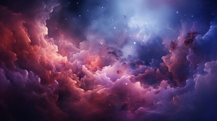 Luminous gradient galaxy background with a radiant and glowing effect. AI generate