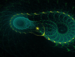 Imaginatory fractal abstract background Image